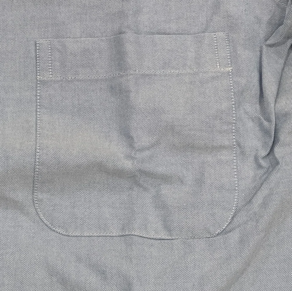 $490 Mens THOM BROWNE Classic Dress Shirt Light Blue 2 - Medium - Picture 3 of 8